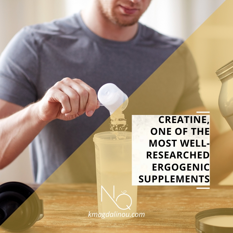 Creatine, one of the most well-researched ergogenic supplements